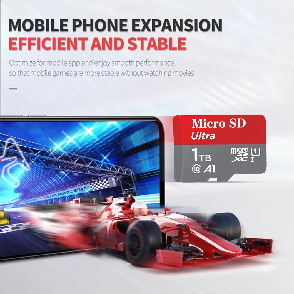 Высокоскоростная карта Micro SD 1 ТБ новинка 2022 памяти SD/TF 64 128 Гб MicroSD для