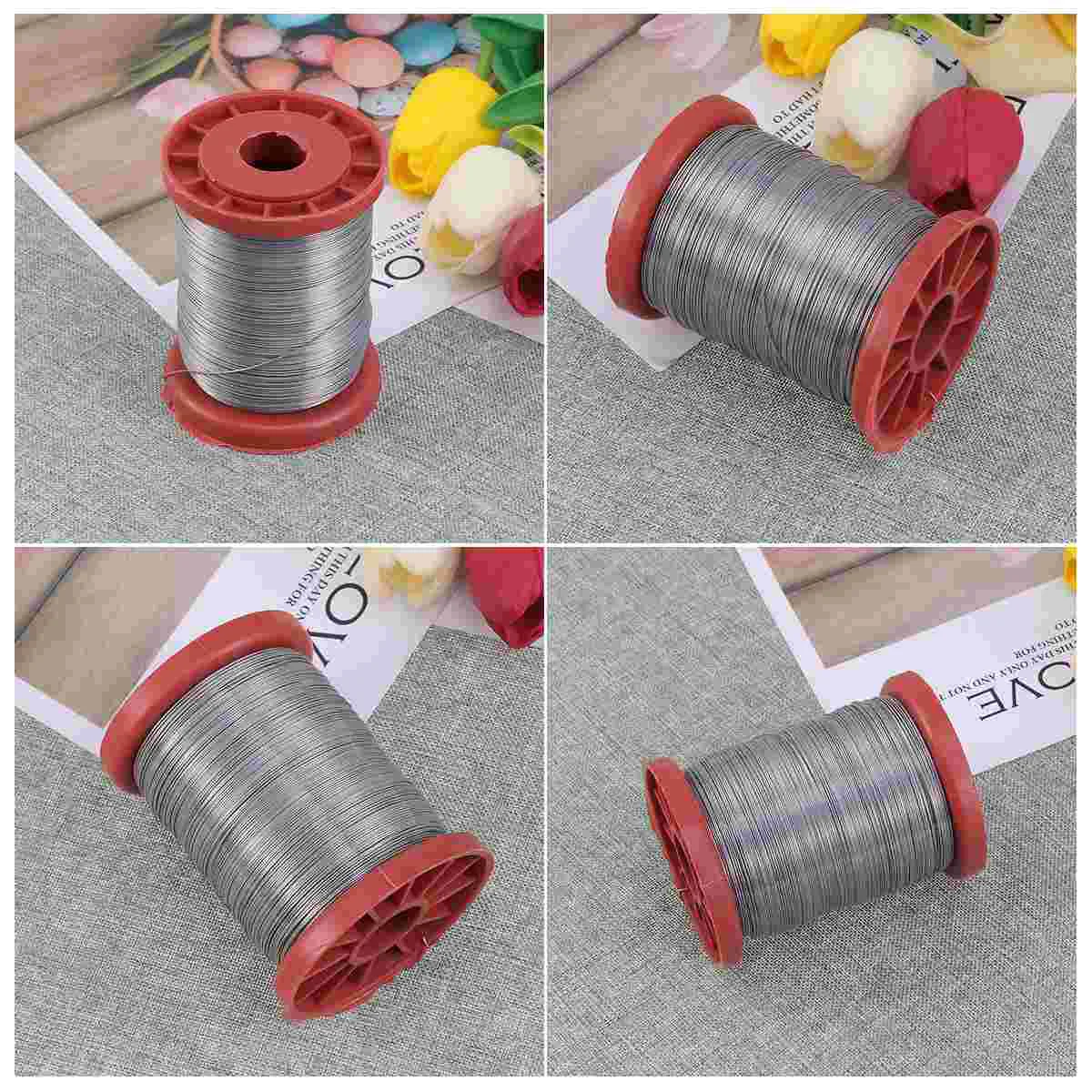 

Craft Sculpting Wires Handrail Cable DIY Crimper Tool Beading Wire Rolls Cable Sleeves Stainless Steel Frame Foundation Wires