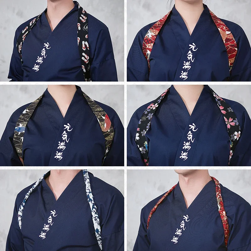 Японская кухня суши ресторан официант рабочий пояс для общественного питания