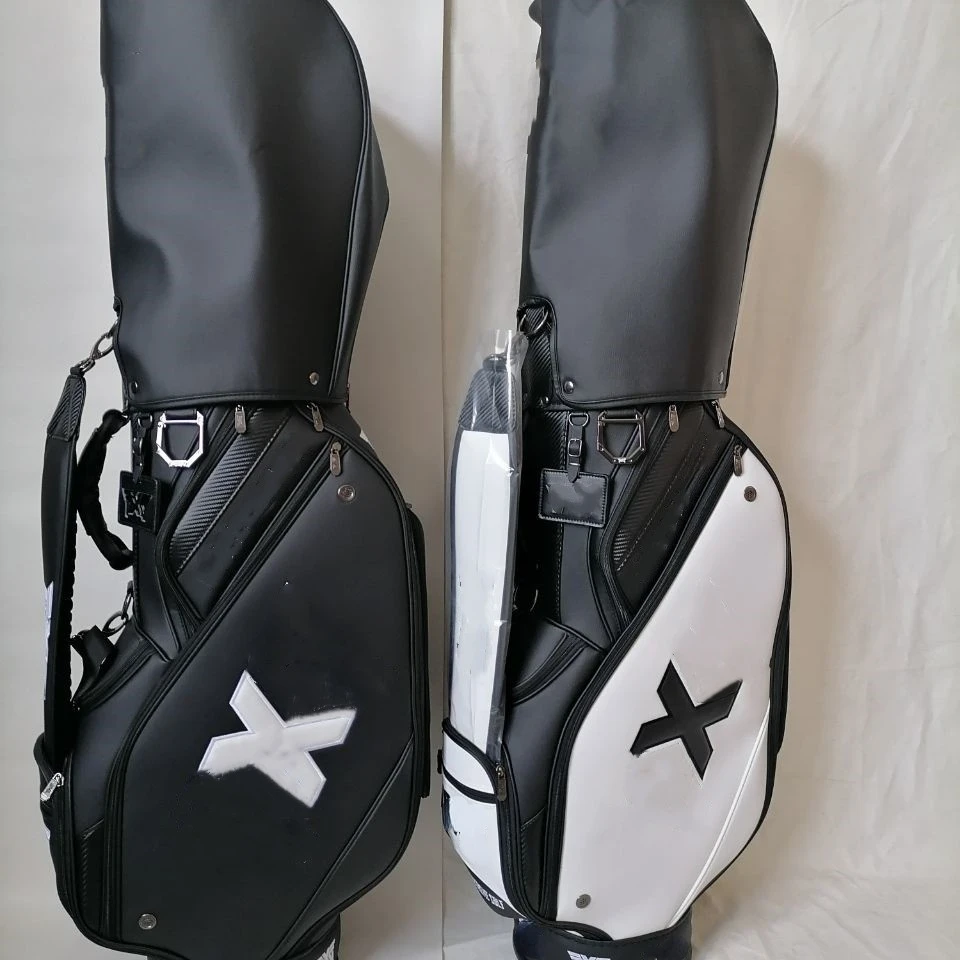 

Golf Bag Sports Equipment Waterproof and Wear-Resistant Black Standard Professional Golf Bag Unisex Golf Sports Equipment Bag