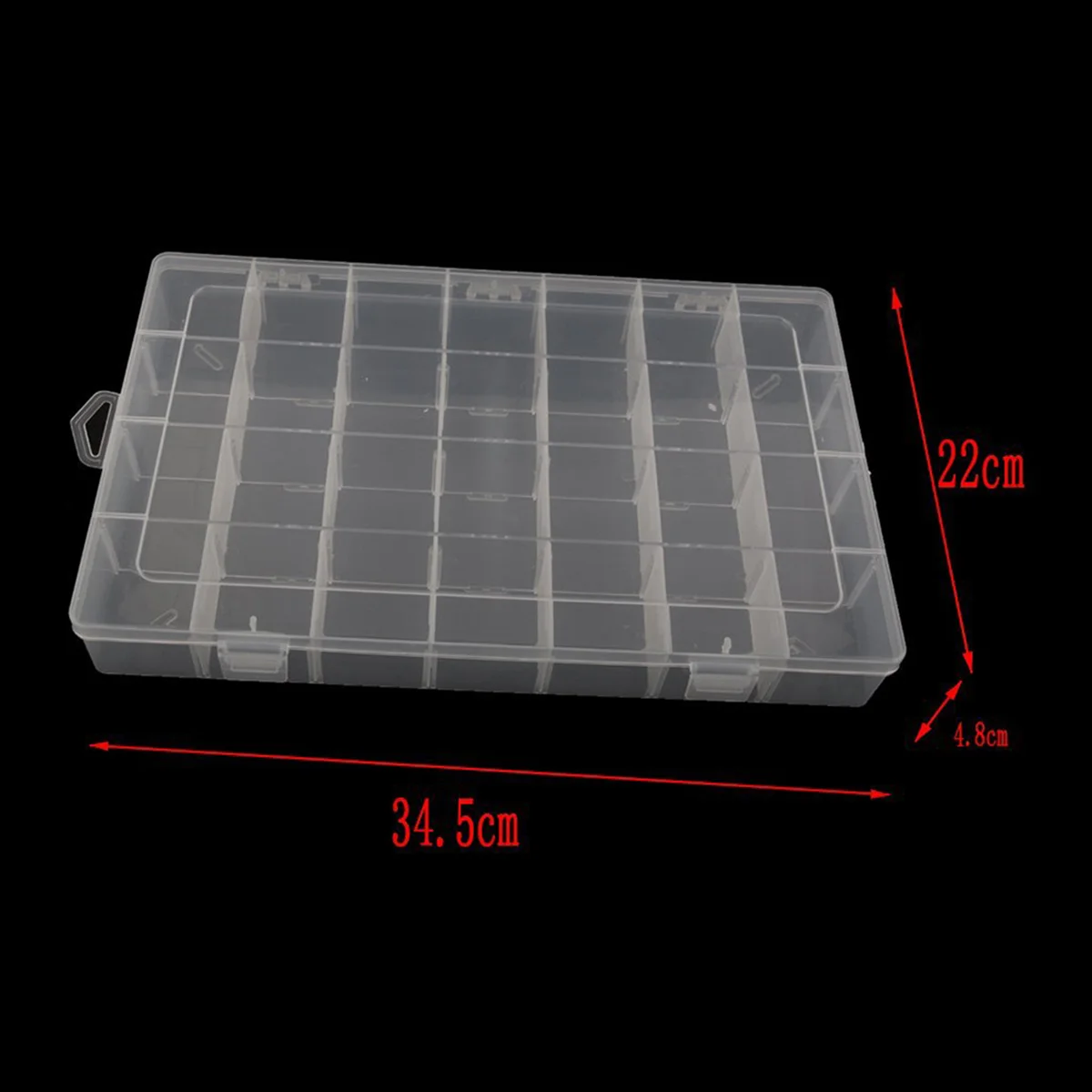 

28- Grid Organizer Container Box Storage Box Case with Adjustable Dividers for Earring Ring Bracelet Necklace Storage