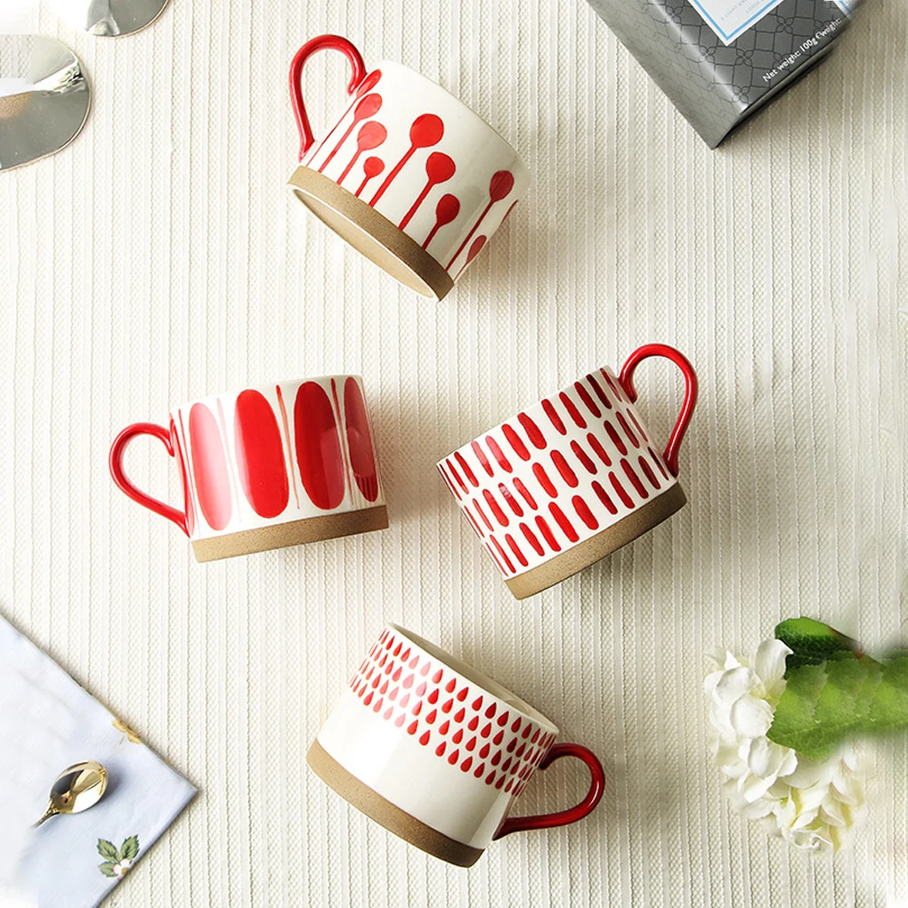 

Fashion Water Cup Milk Coffee Mug with Handle Cups Bottle Birthday
