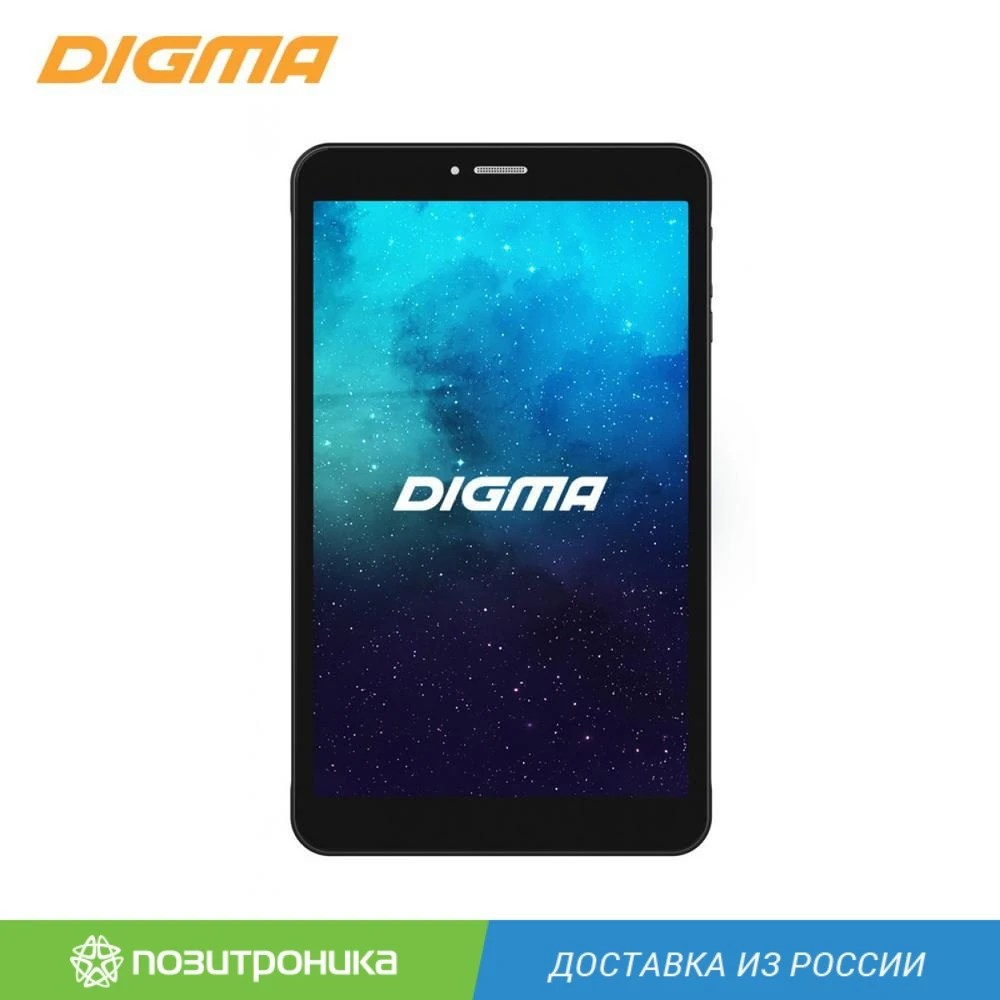 Планшет Digma Plane 8595 3G 1112461/ 2Gb/16Gb/8"/IPS/1280x800/WiFi/BT/GPS/Android 9.0/microSD 128Gb/3500mAh/PS8212PG/черный -