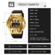 Gold Luxury Watch For Men Top Brand Luminous Sports Man Quartz Stop Watches Electronic Wristwatch Clock Hombre Relogio Masculino Other Image