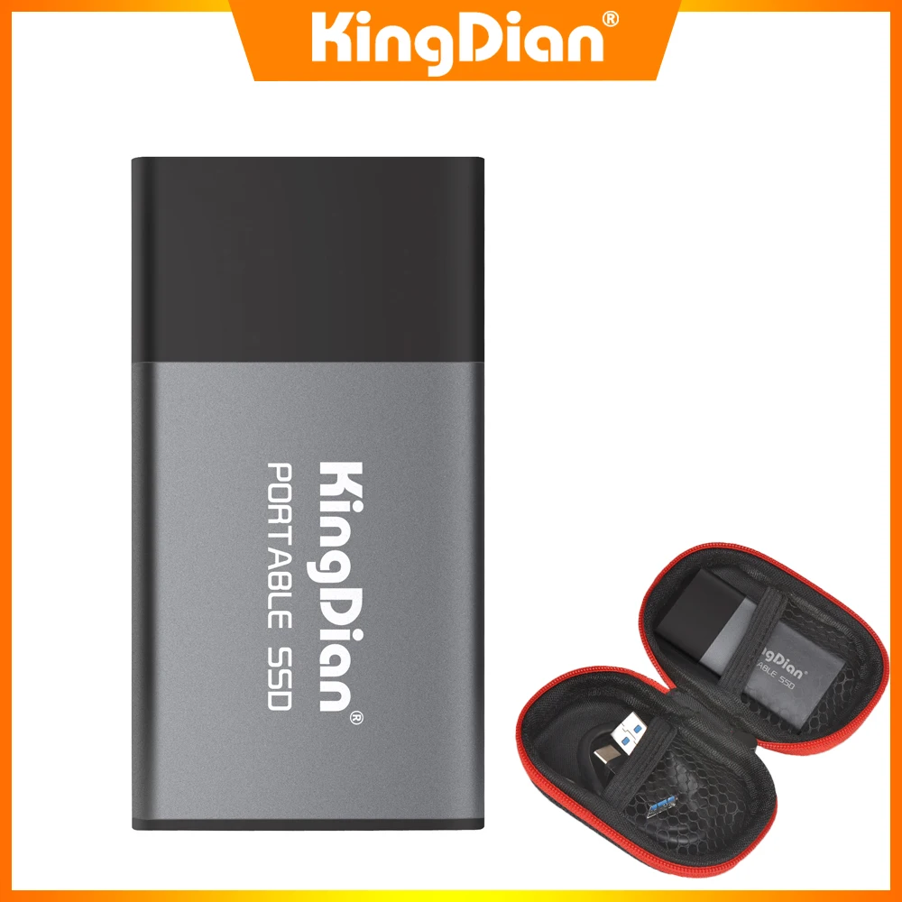 KingDian SSD 120 ГБ 250 1 Тб внешний USB 3.0 Портативный твердотельный накопитель-карманный