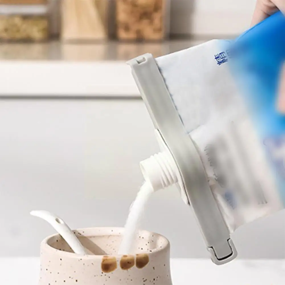 

Food Sealing Clips Reuseable Food Plastic Kitchen Sealing Food Bag Tool Bag N1 Cap Nozzle With Clip A Clip Spray T H7k1