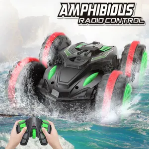 4Wd RC Car Toys Amphibious Vehicle Boat Waterproof Double-Sided Driving Remote Control Drift Cars 2.