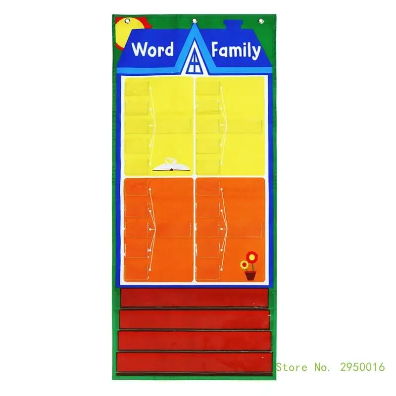 

Карманная карта для учебы, карманная Таблица с карманами, Обучающие ресурсы, карманная карта для обучения, стандартная карманная карта