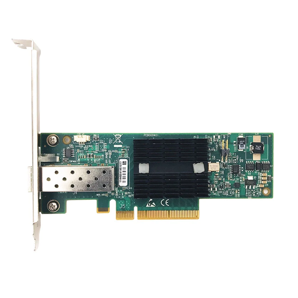 Оригинальная оптическая сетевая карта Φ 671798-001 PCIe x8 SFP + Однопортовый серверный адаптер 10 Гб MNPA19-XTR EN 10Gbe 10G