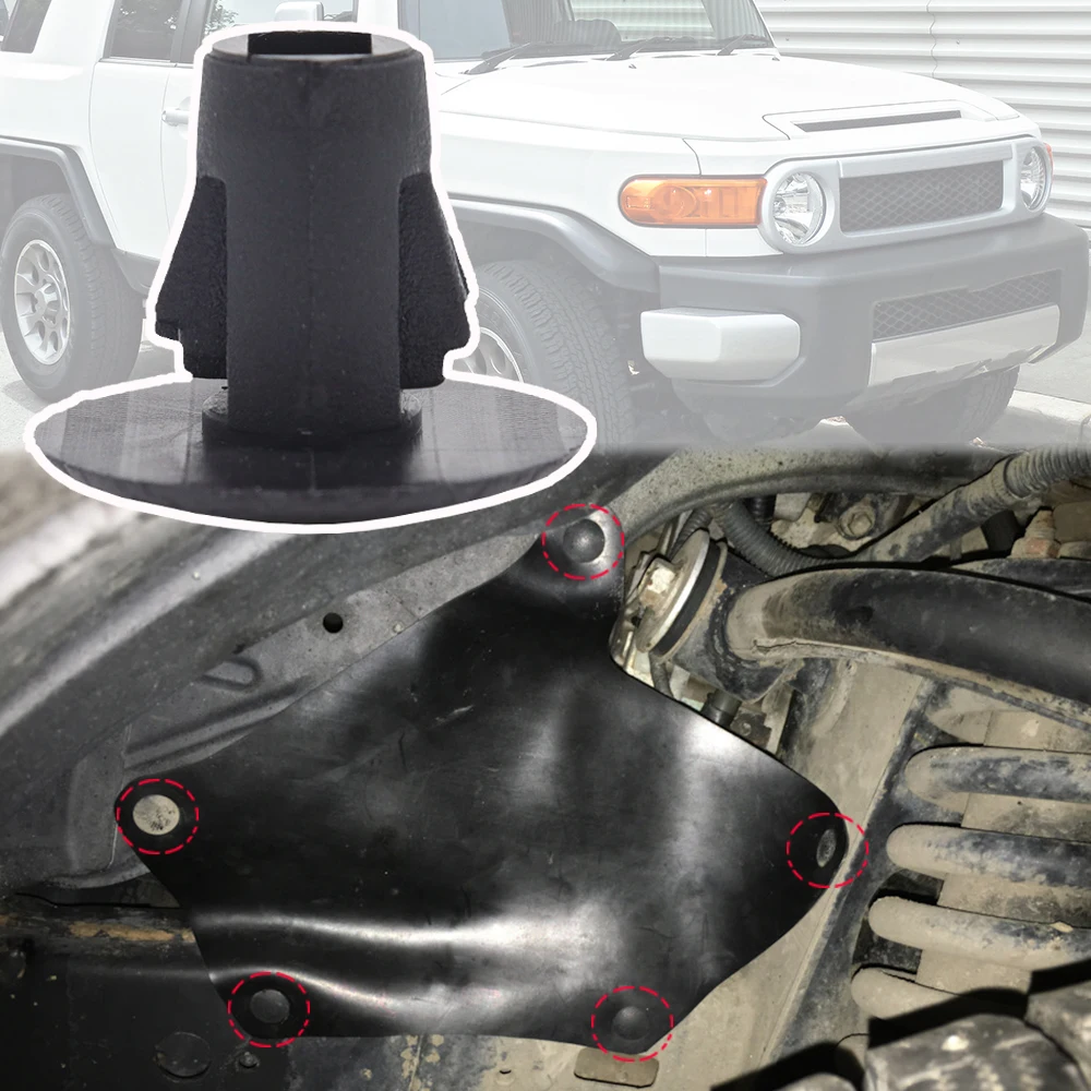 20 шт. для Toyota FJ Cruiser XJ10 2007 2008-2014, автомобильные брызговики, штифты для защиты, винты, фиксаторы фартука, заклепки, аксессуары