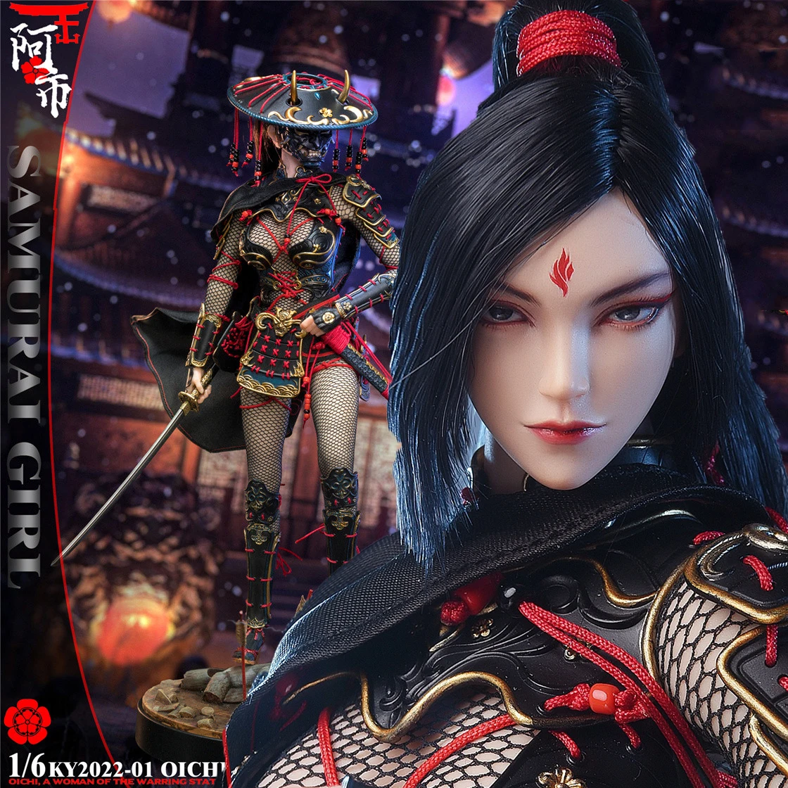 

KYStudio KY2022-01 масштаб 1/6 японская самурайская девушка OCHI 12 дюймов полный комплект экшн-фигурки модели игрушки