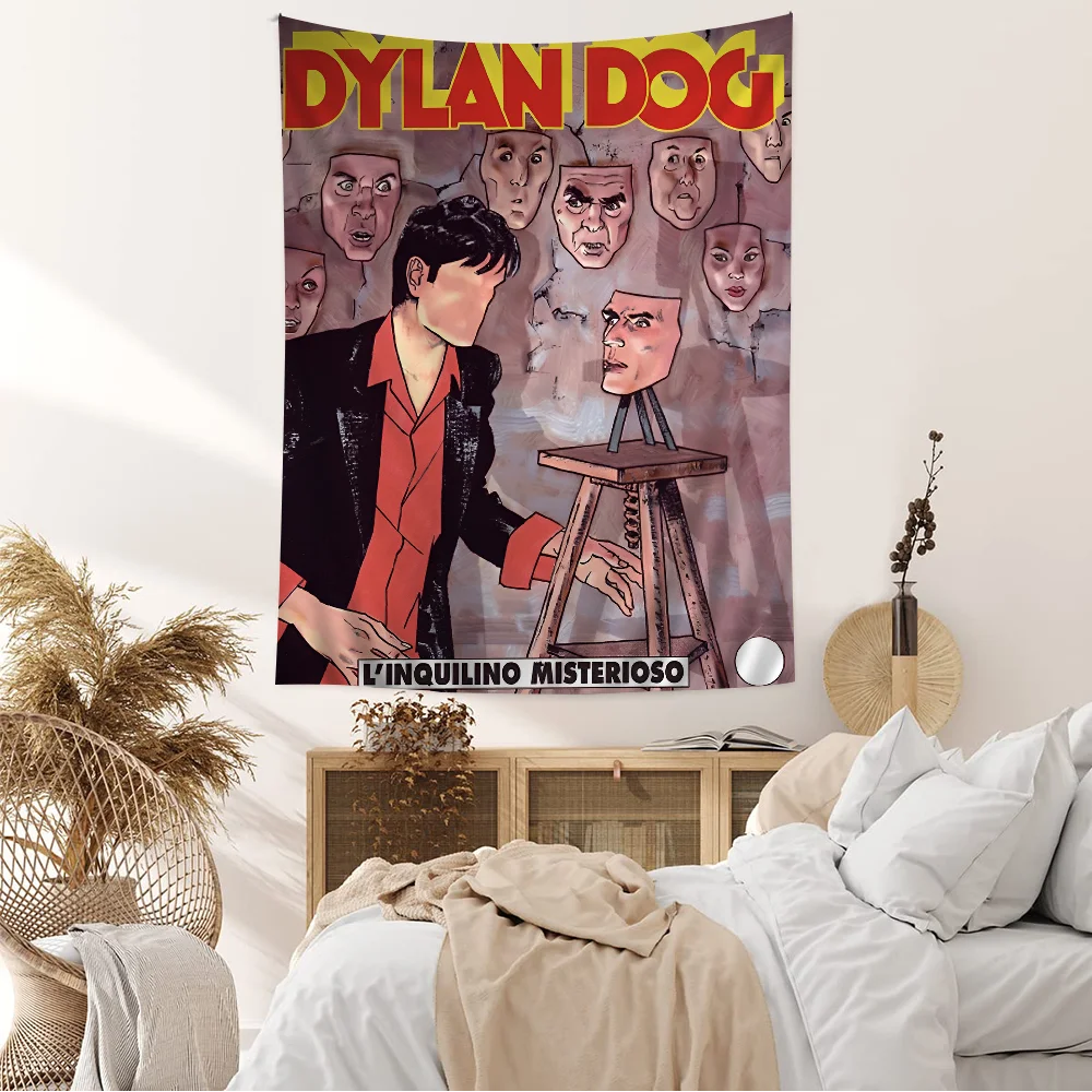 D-Dylan D-Dog большой настенный гобелен с принтом подвесной Таро хиппи настенные