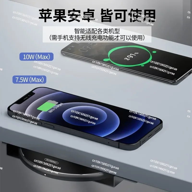 Воздухозащитное беспроводное зарядное устройство 30 мм быстрая зарядка