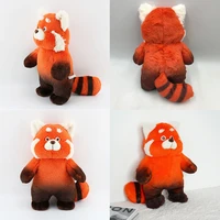 disney 30cm turning red red panda plush toy bear peluche doll mei cartoon anime doll christmas gift