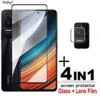 for xiaomi redmi k50 tempered glass 2 5d full cover screen protector redmi k50 pro glass flim for redmi k50 lens film 6 67 inch