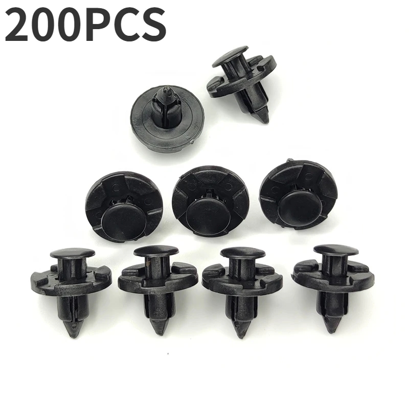 

100/200 шт., автомобильные бамперы с заклепками для Mitsubishi MR328954, 01553-09321, 9004468320