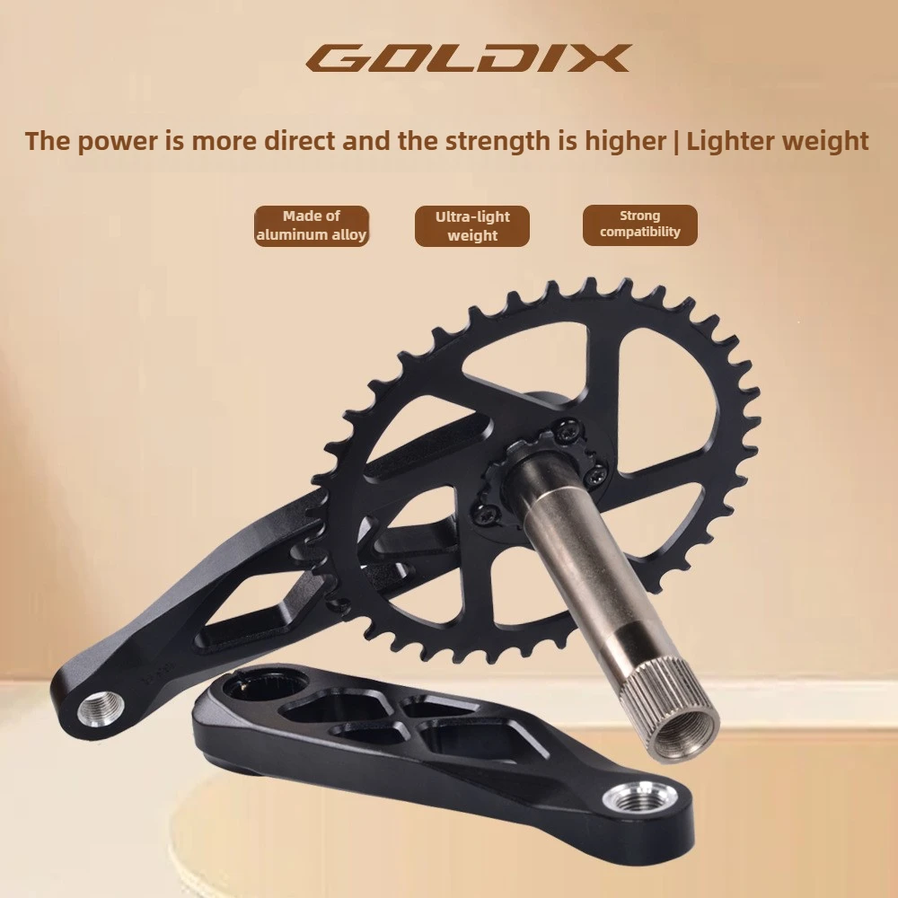 Шатуны 165 мм 170 175 Bb68 Нижний кронштейн BSA 24 Набор шатунов с прямым креплением 32/34/36/38T