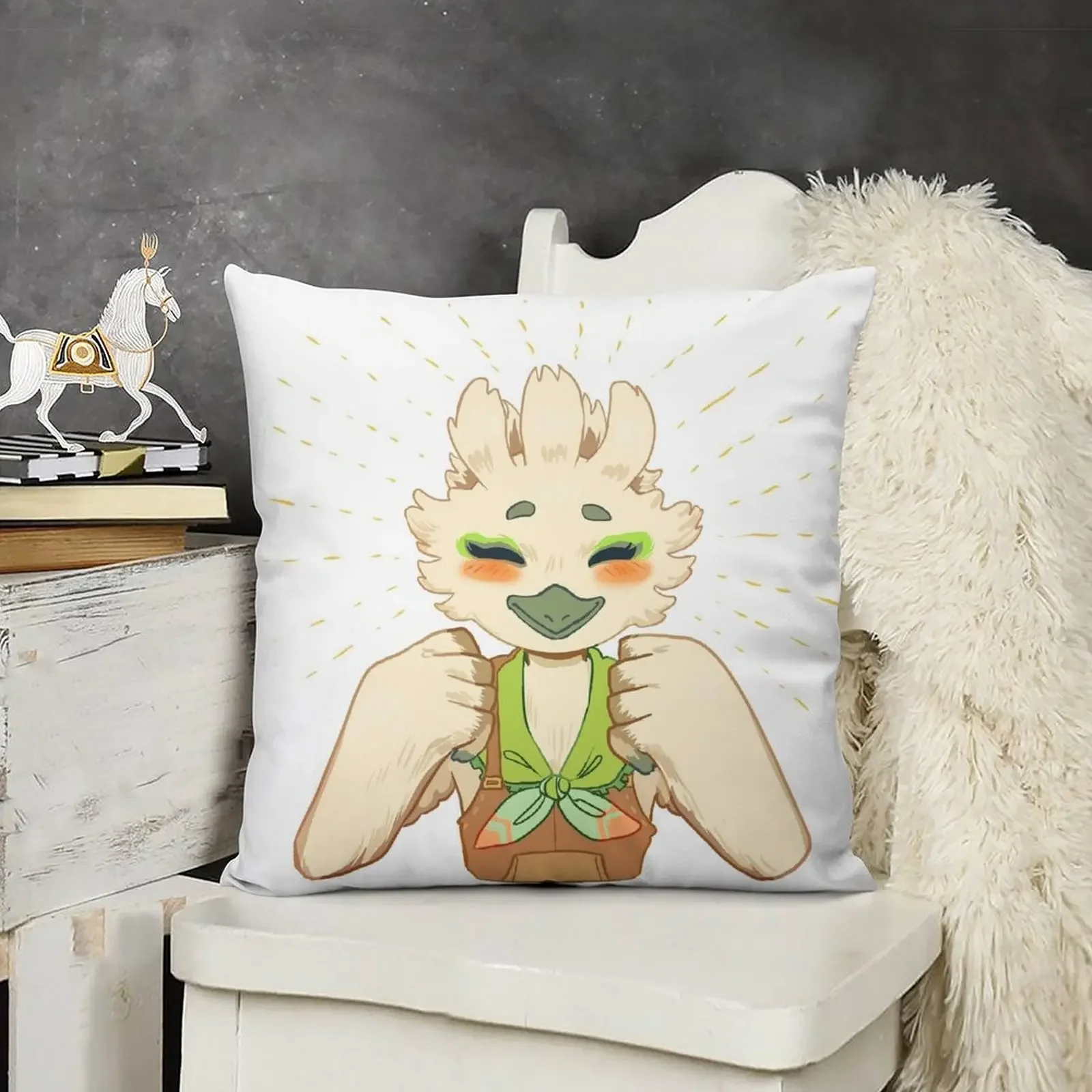 Тюлин любит тебя! Декоративная роскошная наволочка для подушек