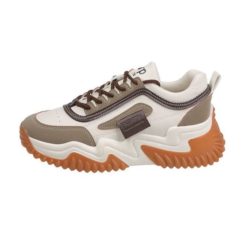 

Новинка 2022, универсальная Корейская повседневная спортивная обувь на толстой подошве, износостойкая женская обувь