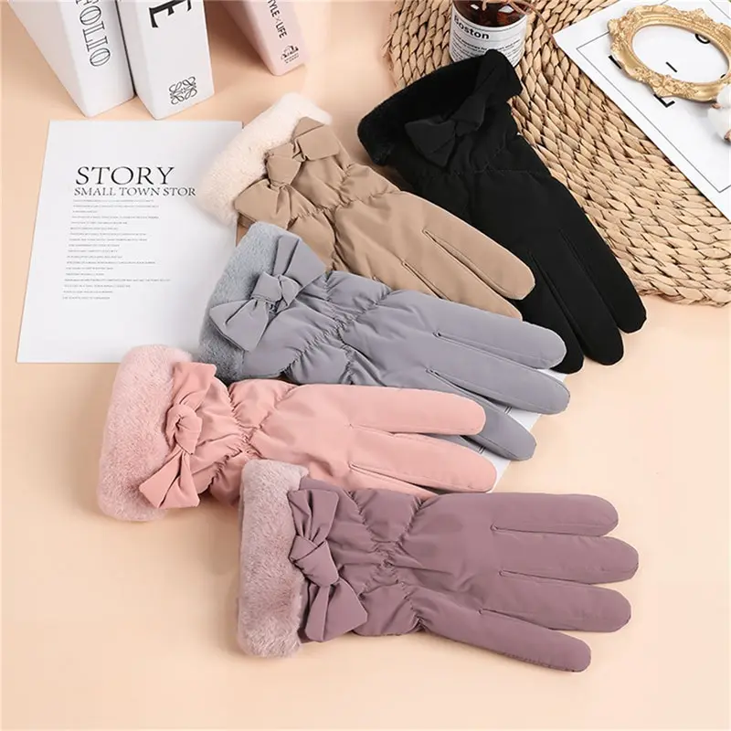 

Women Fashion Grace Winter Gloves Driving Cycling Windproof Keep Warm Touch Screen Gloves