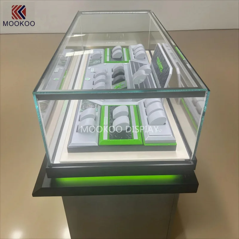 Фото Инновационные демонстрационные стенды для часов из стекла Custom.Glass Tech №5