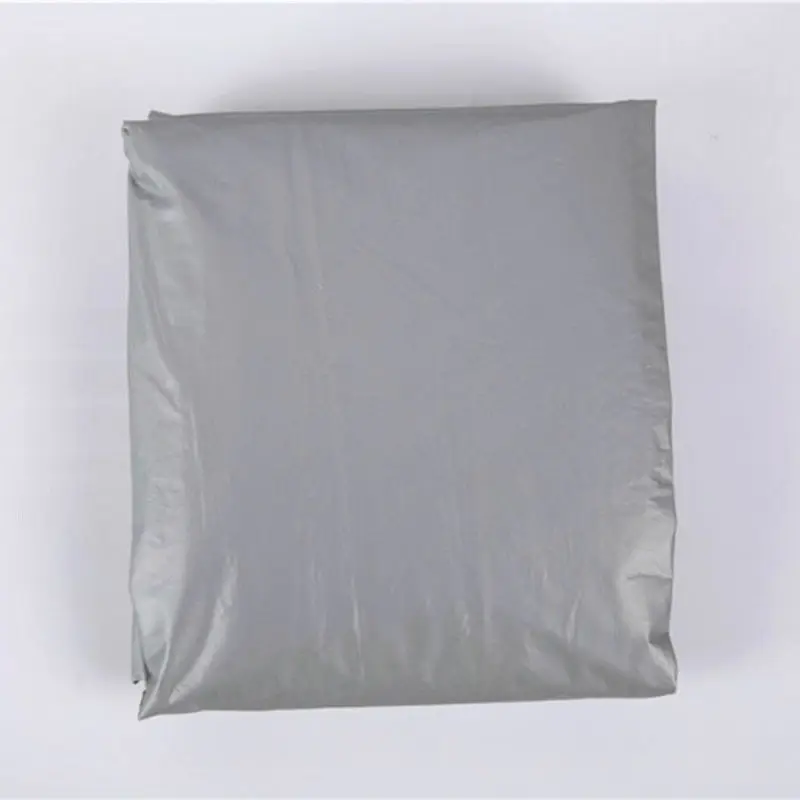 

140*240CM Silver Motorcycle Cover Waterproof Outdoor Bike Scooter Rain Dust Free Premium PEVA Protective Cover