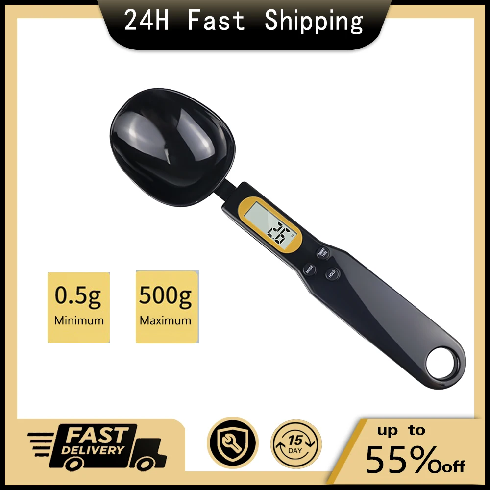 

500g 0.1g Electronic Kitchen Scale Digital Scale Kitchen Weight Electronic Precision Scales Digital Measuring Spoon