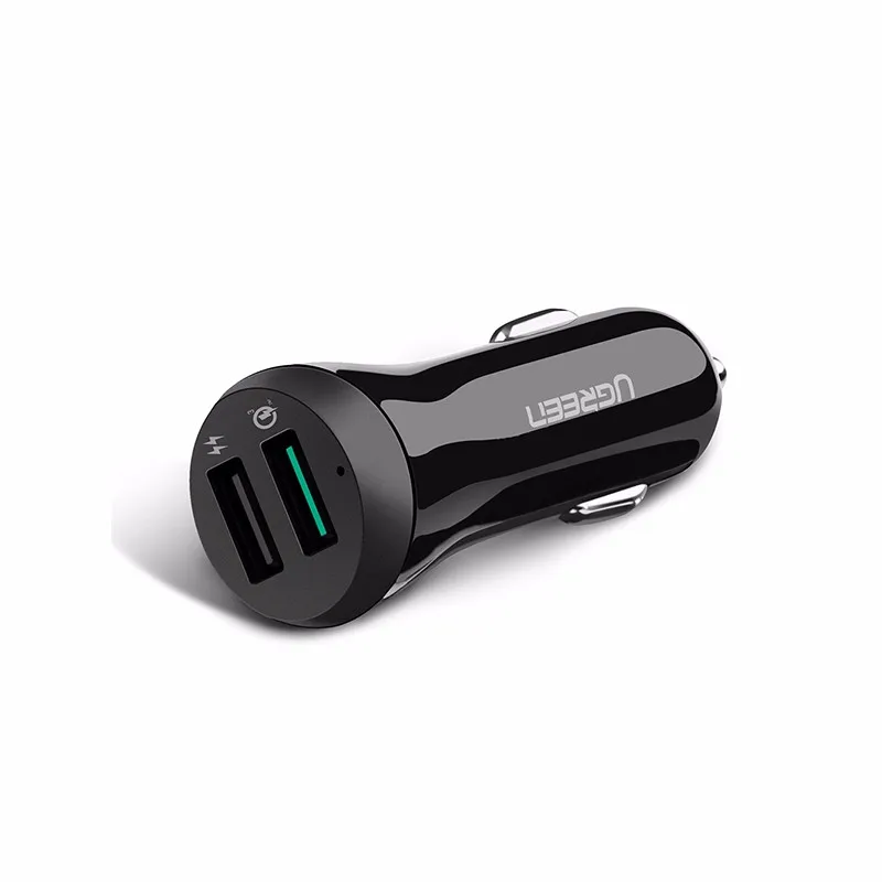 

UGREEN Fast Car Charger Adapter, 30W, 5.4A Output, Support QC 3.0 Fast Charge, Dropshipping 1pc Service Cigarette Lighter Usb-a