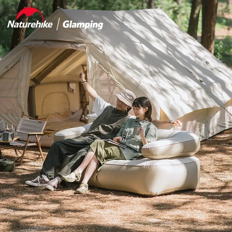 Naturehike Открытый ТПУ Надувной Двойной Диван Кемпинг Плавающая Кровать Ленивая