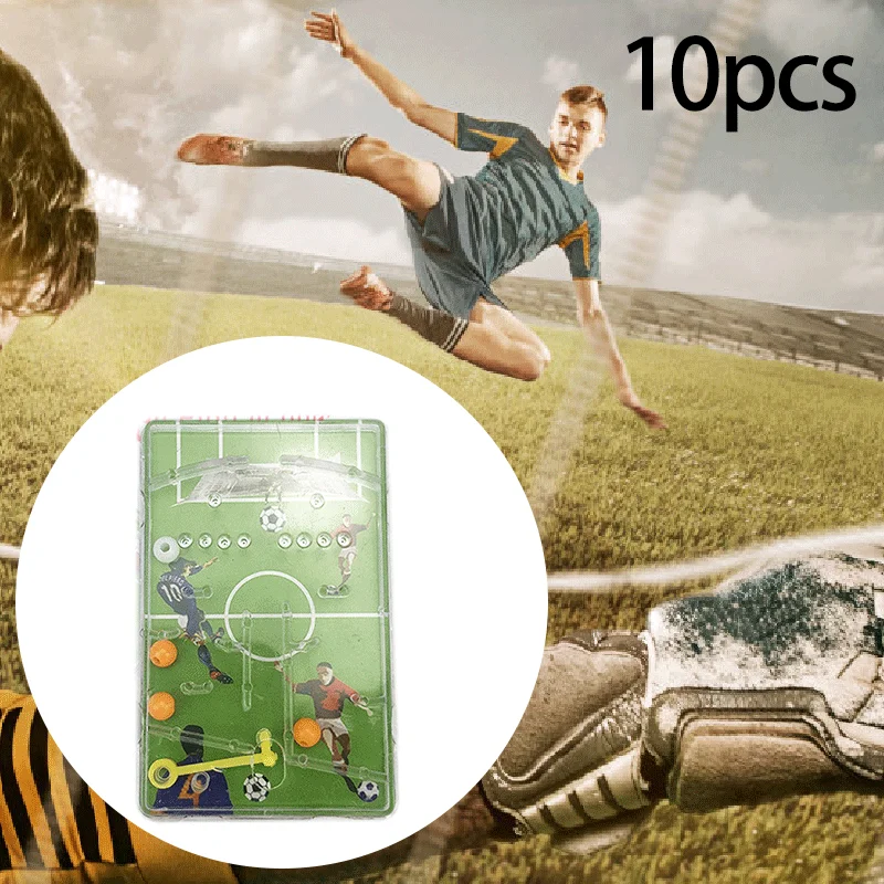 

10Pcs Football Party Gift Maze Game Early Educational Toy For Kids Birthday Party Decoration Favors Boy Girl Soccer Toy Present