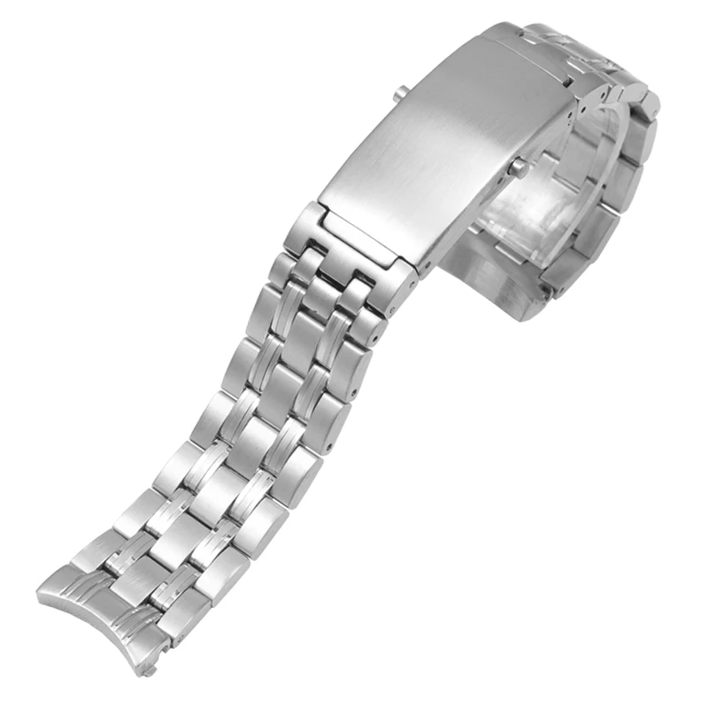 20mm 316L Silver Stainless Steel Watch Strap for Omega New Seamaster 300 Speedmaster Planet Ocean Watch Band Men Bracelet