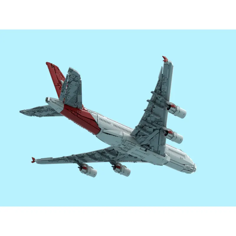Конструктор MOC Airbus A380, 3771 деталь, мелкие блоки, модель пассажирского самолета гражданской авиации, игрушка-подарок (art.: 3920dc2e46cb0) - 3920dc2e46cb0