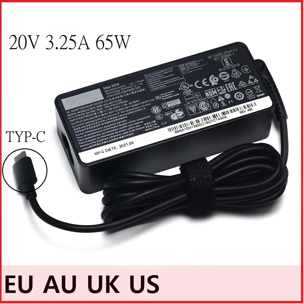 Charger For Lenovo Thinkpad X1 Carbon Yoga X270 X280 T580 P51 P52s E480 E470 S2