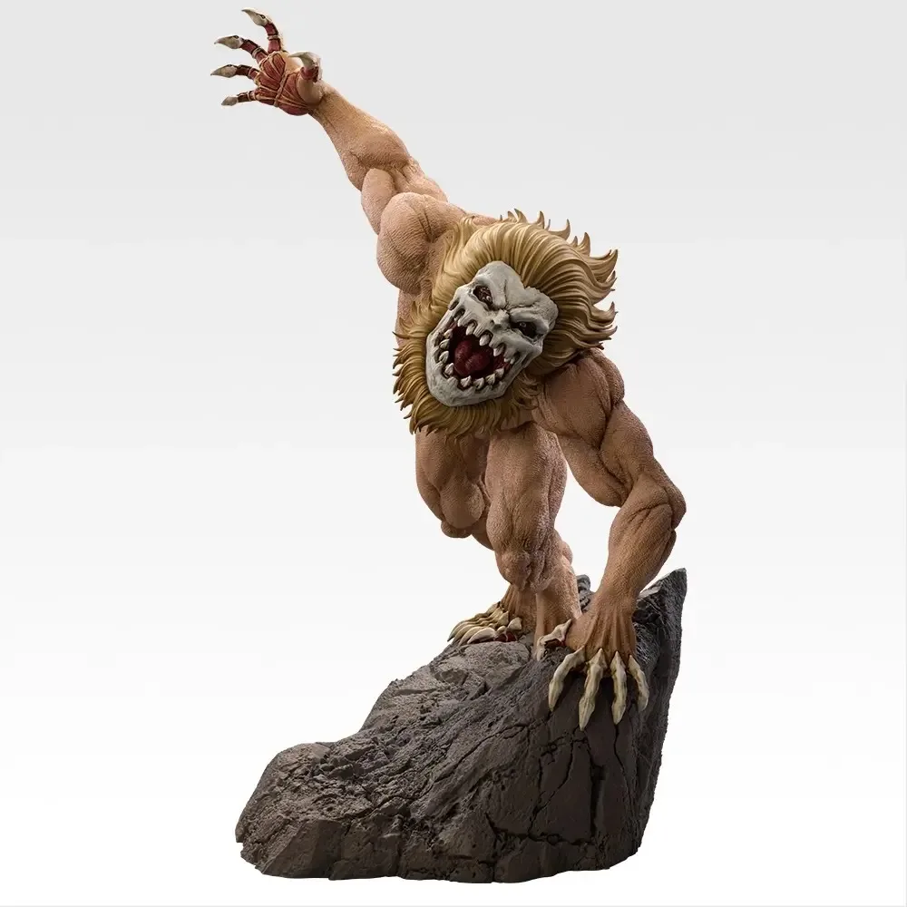 Фото Оригинальные фигурки Bandai Ichiban Kuji по мотивам «Атаки Титанов»: Титан в броне, Титан с челюстью, Леви Аккерман, Титан-основоположник, Титан-зверь. №1