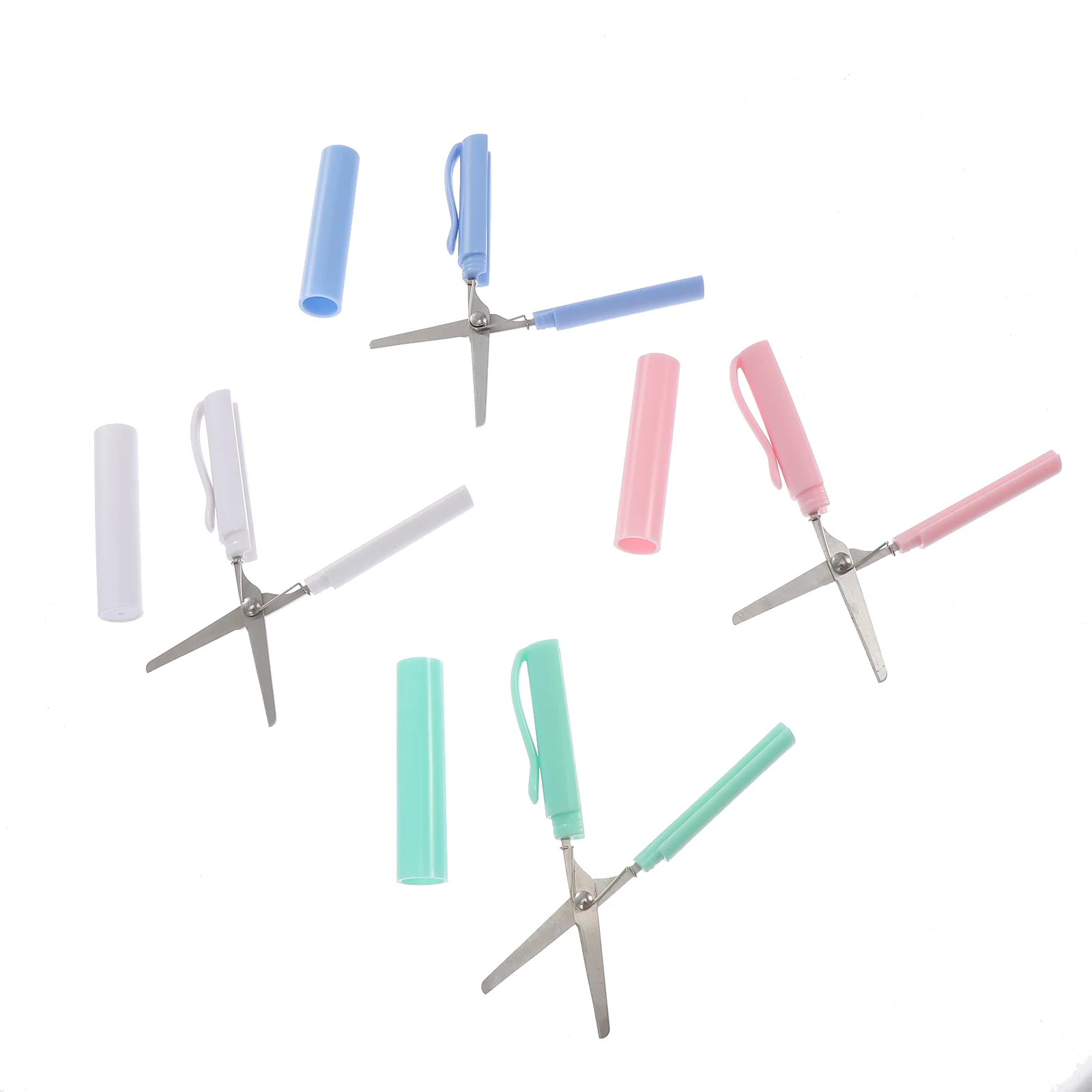 

4pcs DIY Scissors Students Colored Home School Student Scissor Paper Craft Cutter