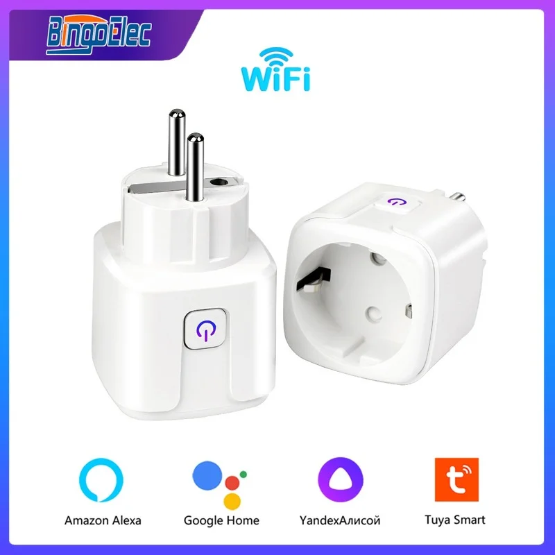 

Смарт-розетка Bingoelec, 16 А, с поддержкой Wi-Fi