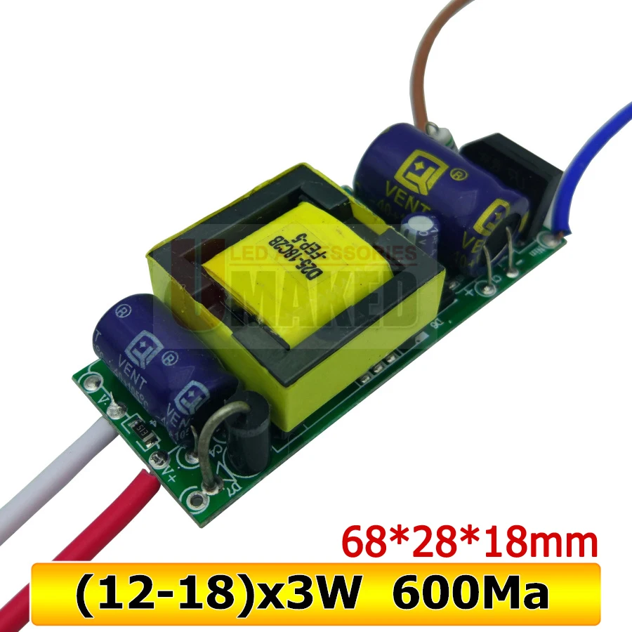 LED драйвер AC85-277V 600/650 mA