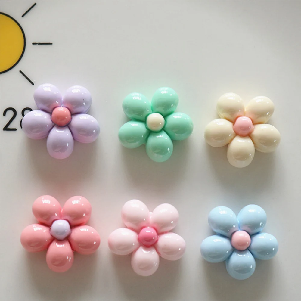 Блестящие кабошоны из смолы 10 шт.