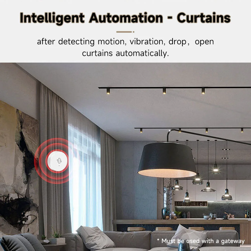 Для Tuya Smart для Zigbee датчик вибрации разбития двери окна Herramientas наборы