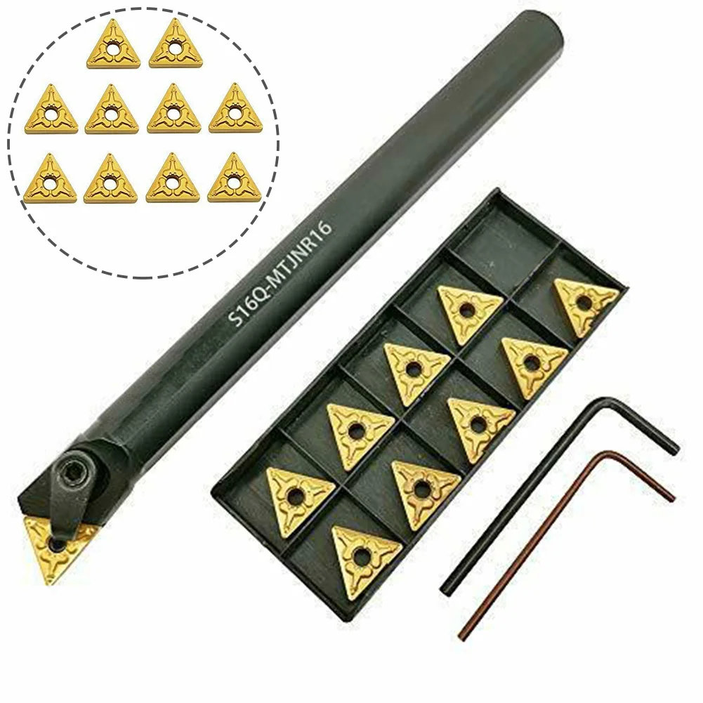 

Durable Business Toolholding Carbide Insert Kit Turning Tool Alloy Steel