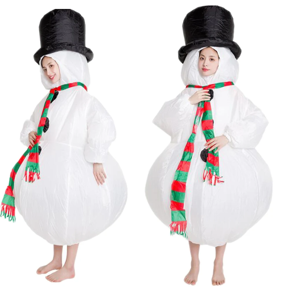 

Взрослый надувной костюм снеговика костюмы талисман Хэллоуин искусственный косплей костюмы для мужчин женщин мальчиков девочек