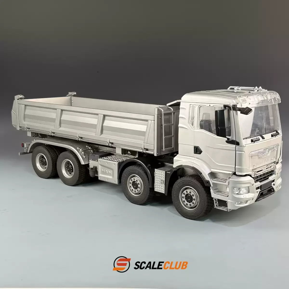 Фото Модель гидравлического самосвала Scaleclub 1/14 TGS 8x8 с цельнометаллической 3-ходовой гидравликой
