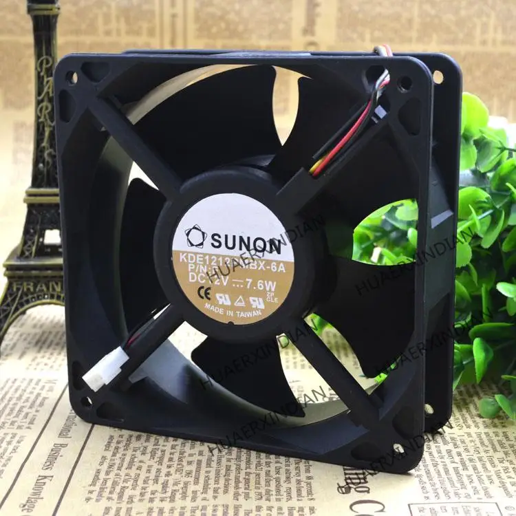 Новый 12038 KDE1212PMBX-6A 12V 7,6 W комплект для сборки охлаждающего вентилятора