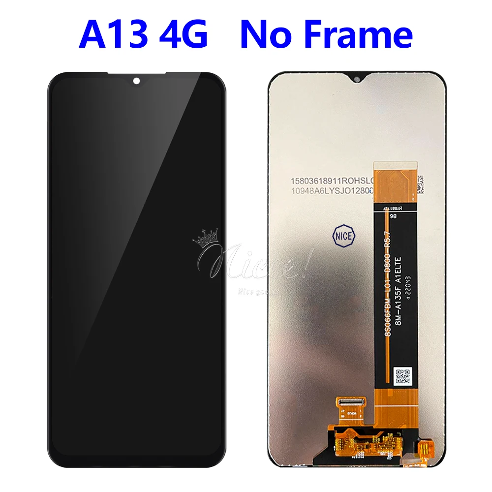 Фото 100% протестированный ЖК-экран для Samsung A13 4G/5G, дисплей с сенсорным дигитайзером для Galaxy SM-A135F A136U A137F, замена сборки №2
