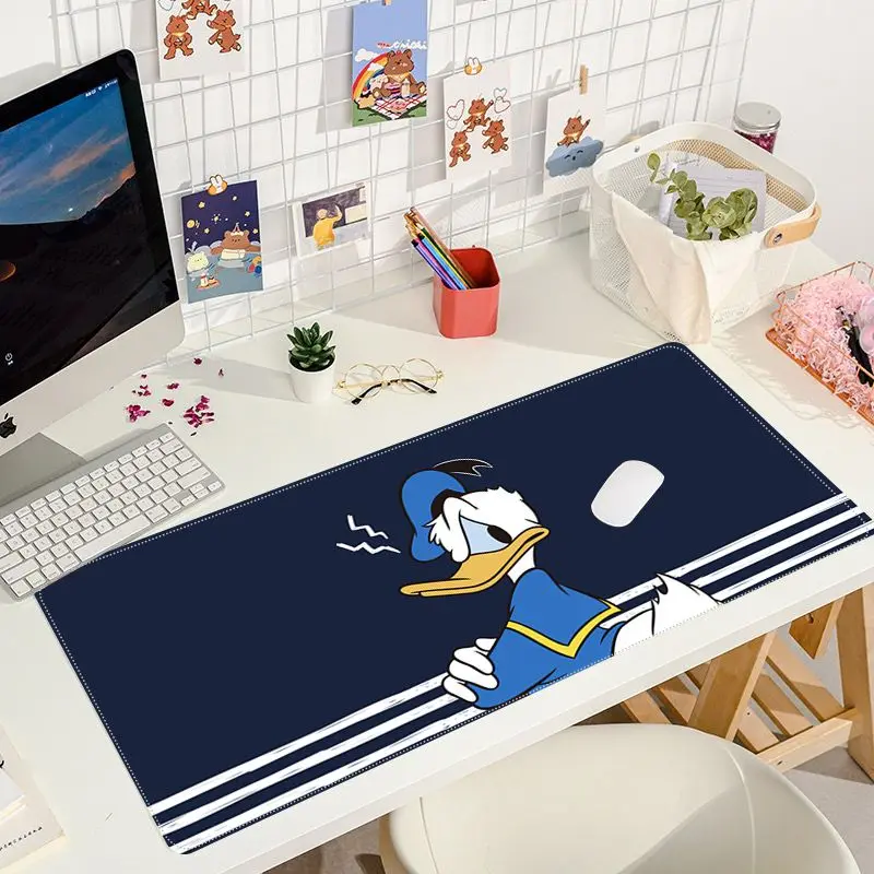 Игровой коврик для мыши Disney Дональд Дак нескользящий мультяшный Аниме Коврик