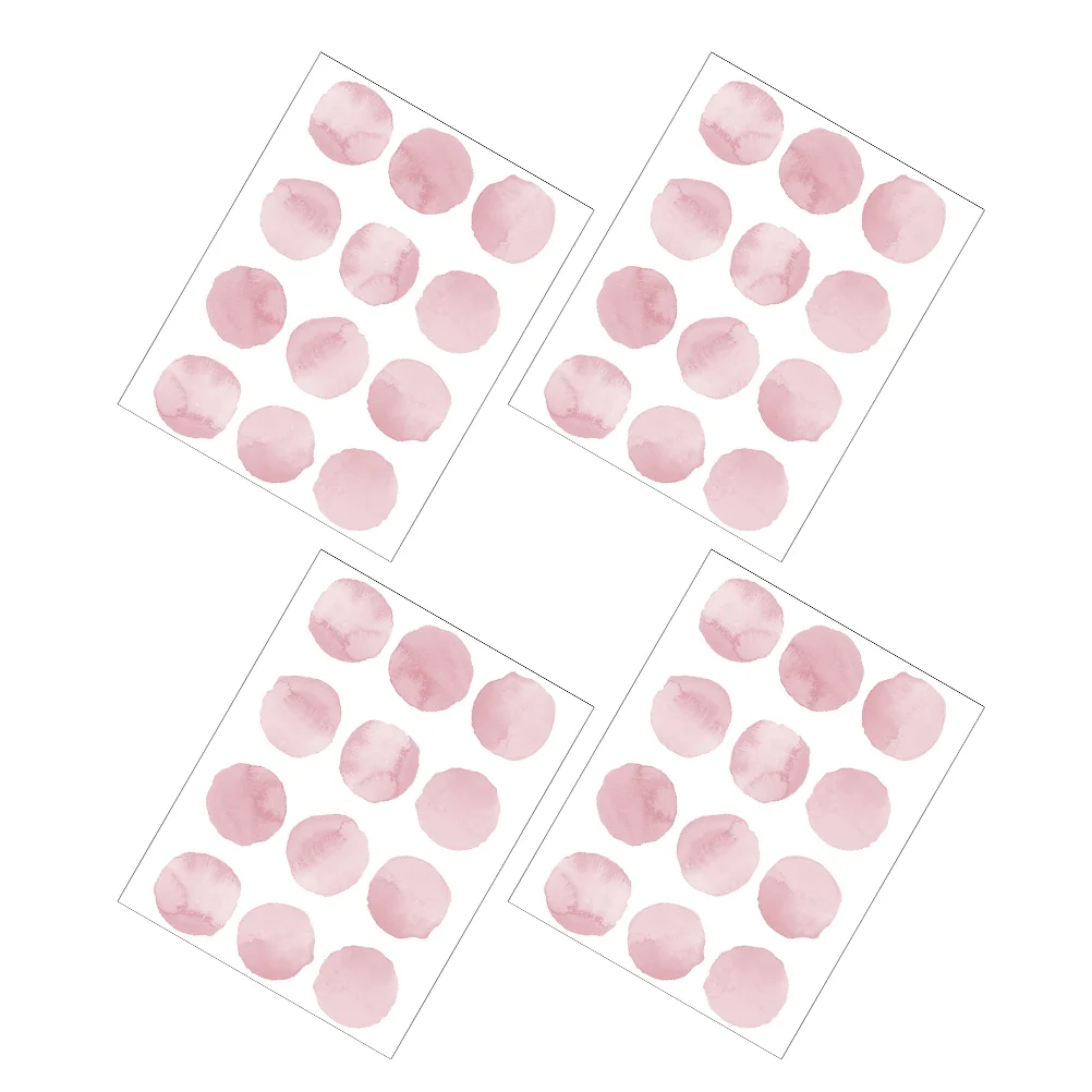 

4 Sheets Wall Decals DIY Removable Stickers Wall Art Decorations