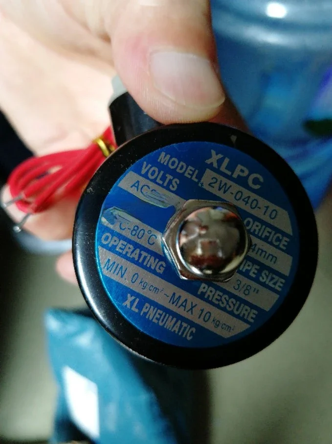 XLPC водяной клапан электромагнитный 2W-025-08 2W-040-10 2W-160-15 2W-200-20 напряжение