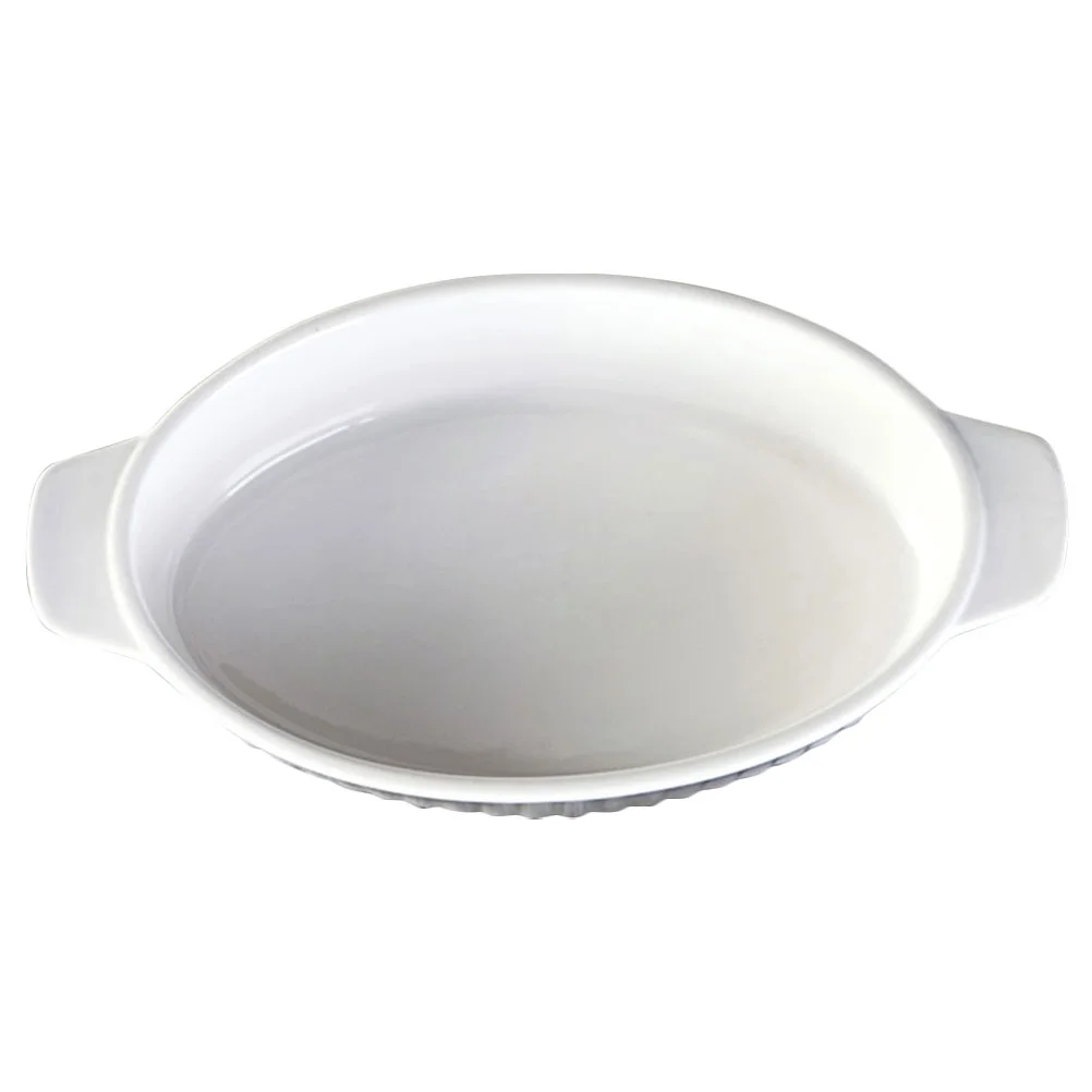 

Pans Cooking Dish Ceramic Ceramic Baking Pan White Baking Dish High Temperature Baking Pan for Banquet Baking Kitchen