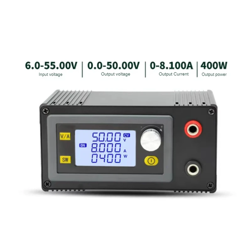 XY5008E DC 6 В-55 в до 0-50 5A 8A 400 Вт регулируемый регулятор напряжения постоянного тока CV CC