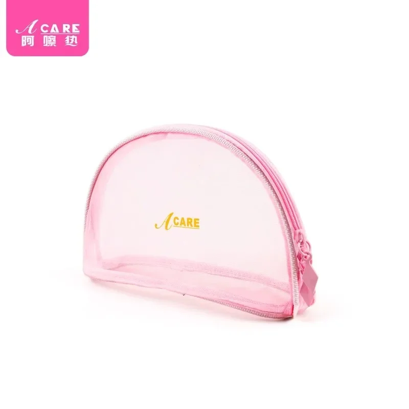 DX01/Cosmetic bag/C1PQ4-Easy-to-Use Mesh Large Capacity Small Size Portable Women's Pink Travel Business